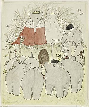 Archivo:Marriage and coronation of King Babar and Queen Celeste