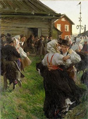 Archivo:Midsommardans av Anders Zorn 1897, sharp