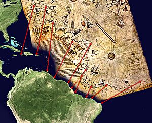 Archivo:Piri Reis map interpretation RG