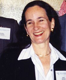 Portrait of Neta Bahcall at a 1998 ASA Meeting.jpg