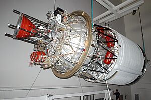 Archivo:Second stage of a Delta IV Medium rocket