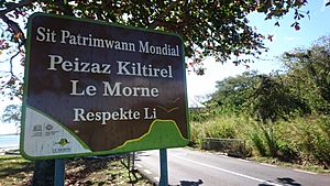 Archivo:Sign in Mauritian Creole