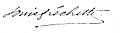 Signature Louis-Honoré Fréchette