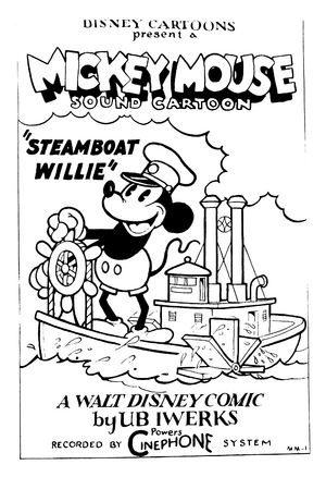Archivo:Steamboat Willie 1928 Poster