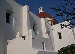 Templo de Santiago Tequixquiac (muro sur)