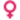Venus symbol (heavy pink).svg
