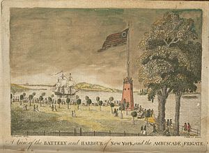 Archivo:View of Battery Park 1793