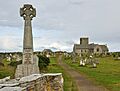 War memorial at St Materiana's Church, Tintagel (5037)