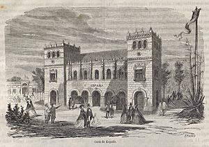 Archivo:1867, Pabellón de España en la Exposición de 1867, Padró