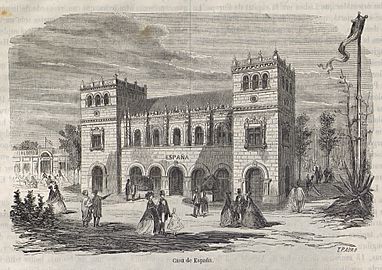 1867, Pabellón de España en la Exposición de 1867, Padró