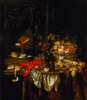Archivo:Abraham van Beyeren - Banquet Still Life - Google Art Project