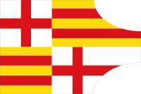 Archivo:Bandera medieval de Barcelona