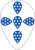CoA of Portugal (1139-1247).svg