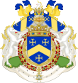 Coat of Arms of François de Neufville, duke of Villeroy.svg