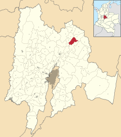 Cucunubá ubicada en Cundinamarca
