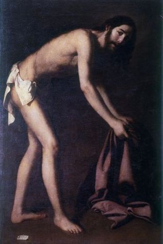 Cristo recogiendo sus vestiduras Zurbaran 1661.jpg