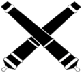 Crossed cannons