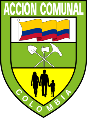 Archivo:Escudo Acción Comunal Colombia