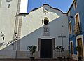 Façana de l'església de la Puríssima Concepció de Parcent