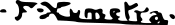 Firma de Fernando Xumetra, Álbum Salón, 1903.svg