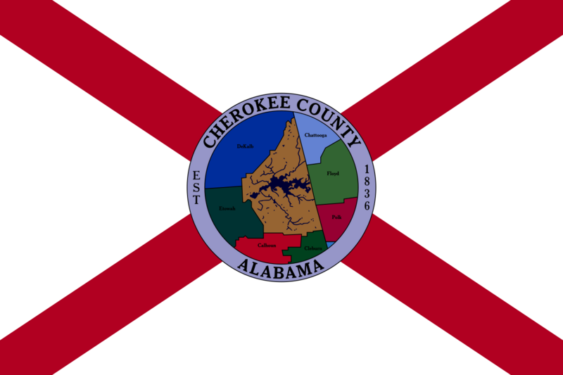 Flag of Cherokee County, Alabama