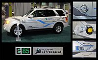 Archivo:Ford Escape E85 Flex Plug-in Hybrid views and badging WAS 2010