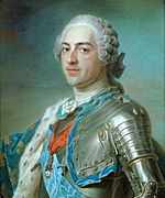 Louis XV by Maurice-Quentin de La Tour