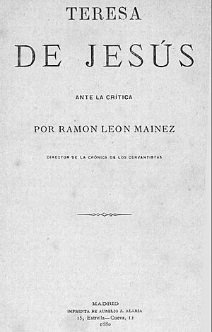 Archivo:MainezlibroTeresajesus