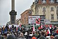 Manifestacja przeciw islamizaji Europy Ruch Narodowy Młodzież Wszechpolska plac Zamkowy 2016