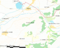 Map commune FR insee code 11393