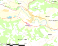 Map commune FR insee code 64108