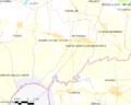 Map commune FR insee code 85185