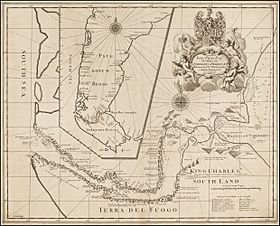 Archivo:Map of the Streights of Magellan Drawn by Sr. John Narborough 1694