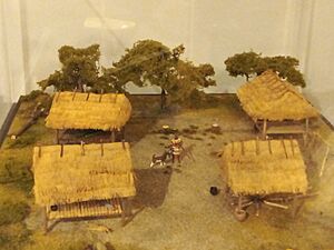 Archivo:Modelo de aldea del pueblo originario Seminole -fines del siglo XIX-inicios del XX- (Museum of Fort Lauderdale)