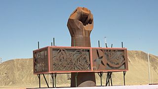 Monumento a los trabajadores en DIego de Almagro