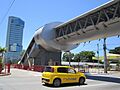Pedestrian separation structure in Recife, Pernambuco, Brazil
