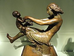 Archivo:Playfulness by Paul Manship, 1912-1914 - DSC03107