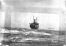 Archivo:Princess Sophia (steamship) on Vanderbilt Reef 10-24-1918