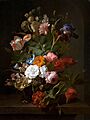 Rachel Ruysch - Vase with Flowers - 1700 - Mauritshuis 151