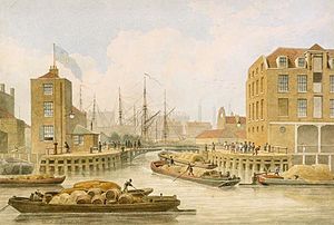 Archivo:Regent's Canal Limehouse1823