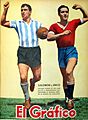 Salomón (Racing) y Erico (Independiente). - El Gráfico 1163