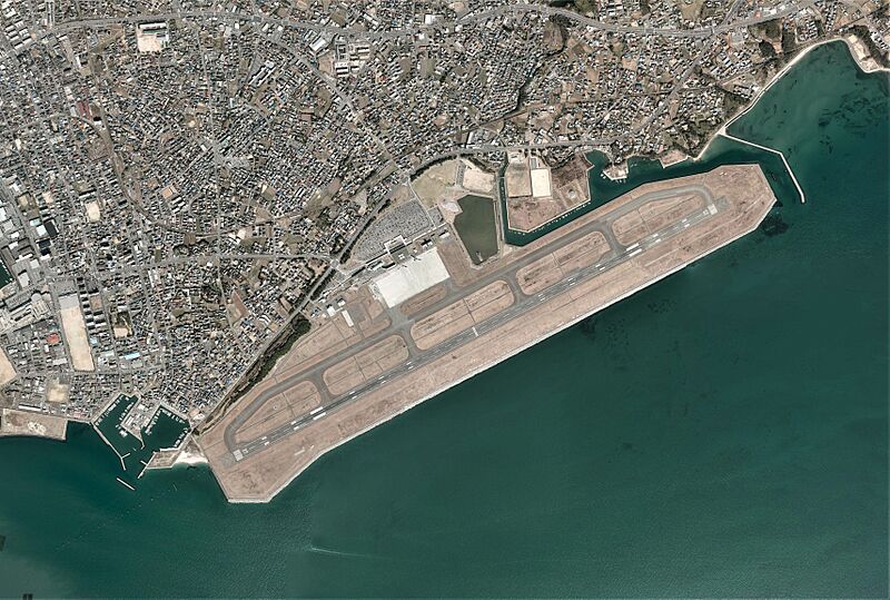 Yamaguchi-Ube Airport Aerial photograph.2013