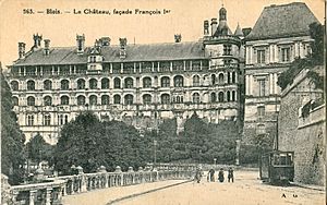 Archivo:AG 563 - BLOIS - Le Chateau, Facade Francois 1er