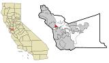 Alameda County California Incorporated and Unincorporated areas Ashland Highlighted.svg