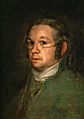 Autorretrato con gafas por Francisco de Goya (Musée Bonnat-Helleu)
