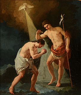 Archivo:Bautismo de Cristo. Goya