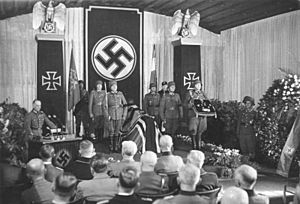 Archivo:Bundesarchiv Bild 183-J30702, Trauerfeier für Erwin Rommel, Ulm