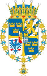Archivo:Coat of arms of Prince Carl Philip, Duke of Värmland