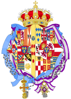 Coat of arms of Princess Alicia of Bourbon-Parma (1964-2017).svg