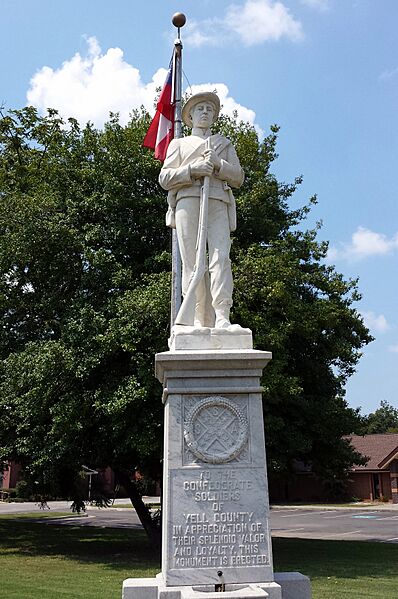Dardanelle Confederate Monument 002